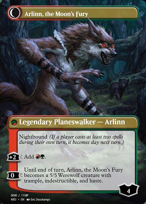 Arlinn, the Pack's Hope // Arlinn, the Moon's Fury (back face)