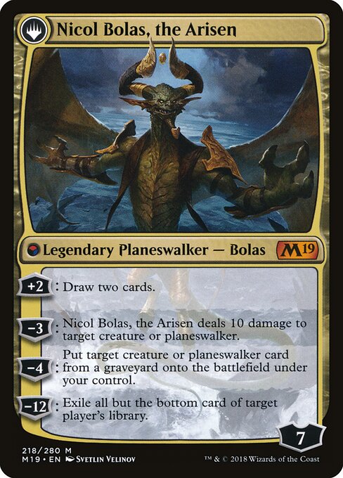 Nicol Bolas, the Ravager // Nicol Bolas, the Arisen (back face)