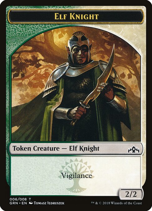 Saproling // Elf Knight (back face)