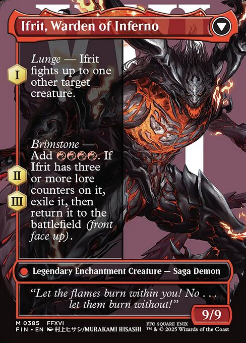 Clive, Ifrit's Dominant // Ifrit, Warden of Inferno (back face)