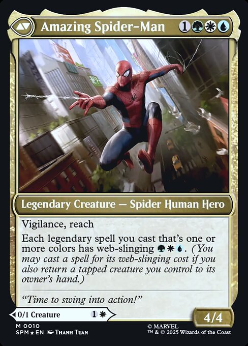 Peter Parker // Amazing Spider-Man (back face)