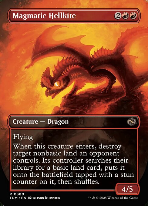 Magmatic Hellkite // Magmatic Hellkite (back face)