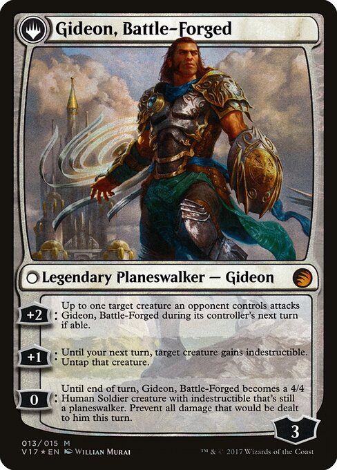 Kytheon, Hero of Akros // Gideon, Battle-Forged (back face)