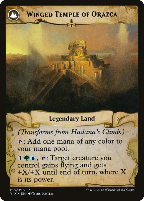 Hadana's Climb // Winged Temple of Orazca (back face)
