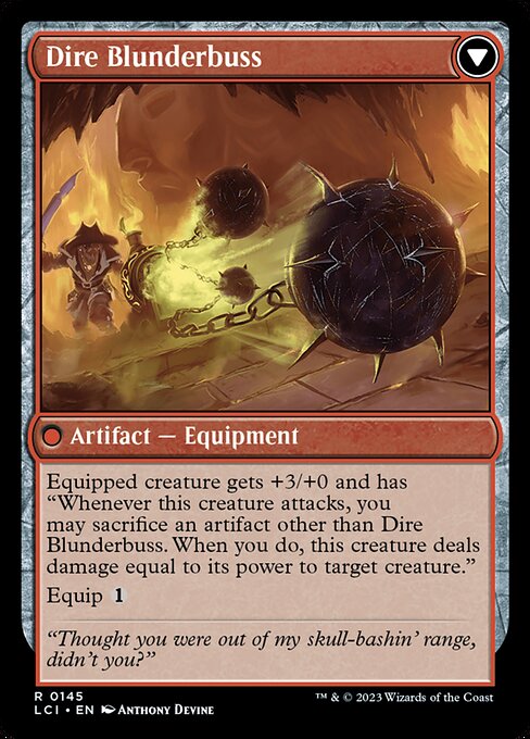 Dire Flail // Dire Blunderbuss (back face)