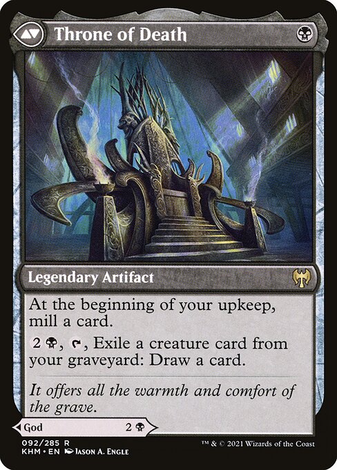 Egon, God of Death // Throne of Death (back face)