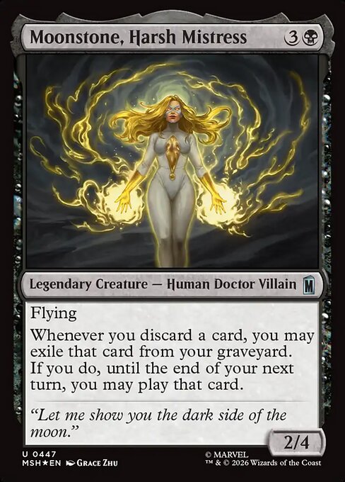 Moonstone, Harsh Mistress