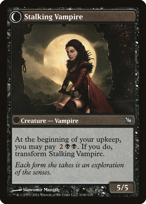 Screeching Bat // Stalking Vampire (back face)
