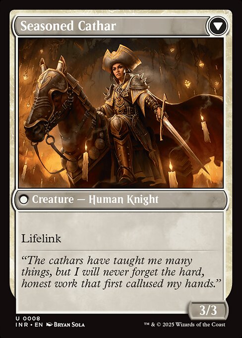 Ambitious Farmhand // Seasoned Cathar (back face)
