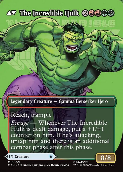 Bruce Banner // The Incredible Hulk (back face)