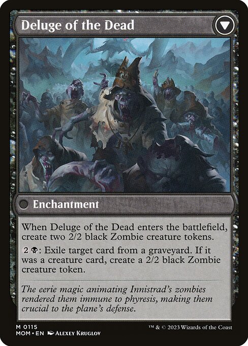 Invasion of Innistrad // Deluge of the Dead (back face)