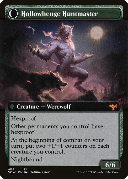 Avabruck Caretaker // Hollowhenge Huntmaster (back face)