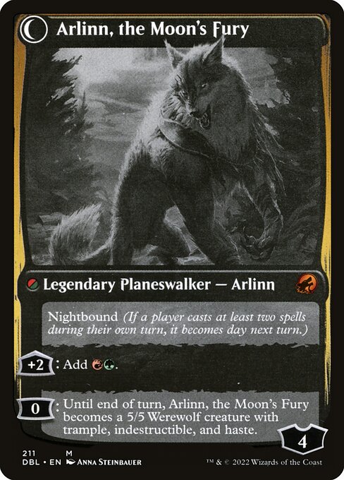 Arlinn, the Pack's Hope // Arlinn, the Moon's Fury (back face)