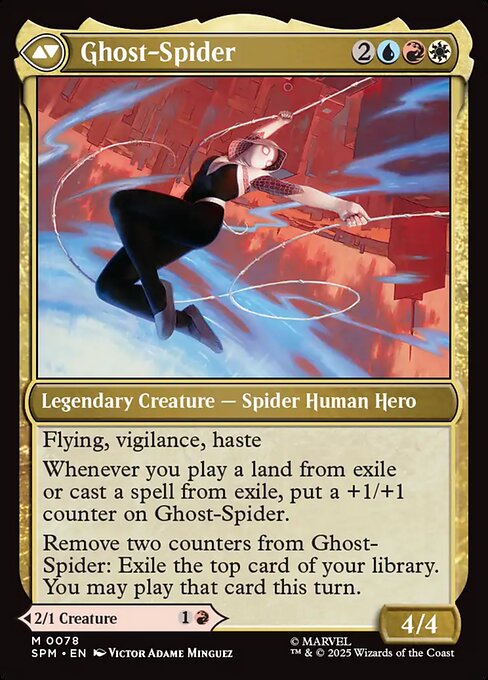 Gwen Stacy // Ghost-Spider (back face)
