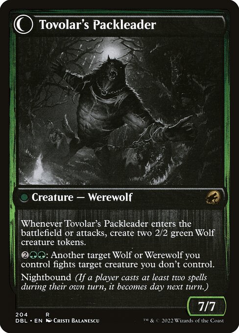 Tovolar's Huntmaster // Tovolar's Packleader (back face)