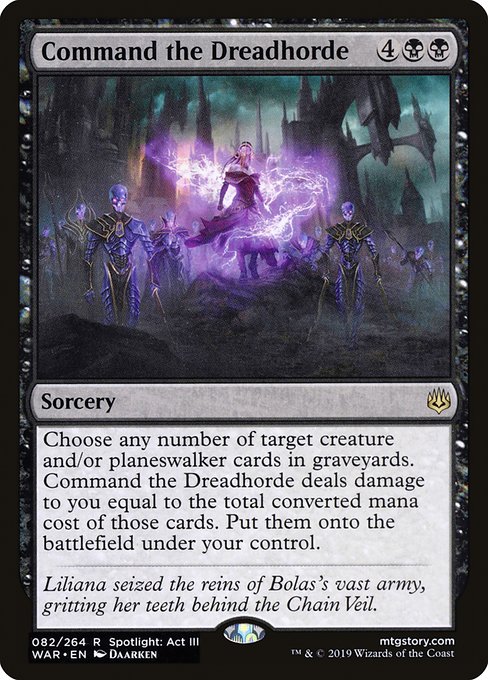 Command the Dreadhorde