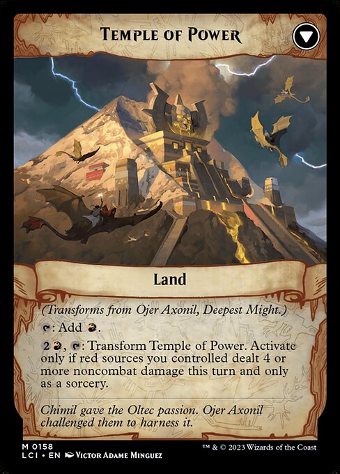 Ojer Axonil, Deepest Might // Temple of Power (back face)