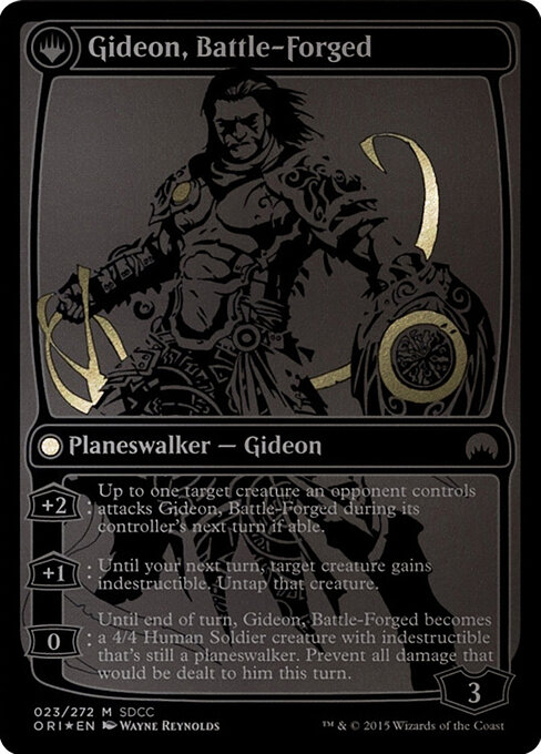 Kytheon, Hero of Akros // Gideon, Battle-Forged (back face)