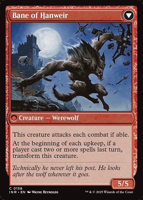 Hanweir Watchkeep // Bane of Hanweir (back face)