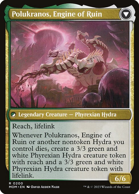 Polukranos Reborn // Polukranos, Engine of Ruin (back face)
