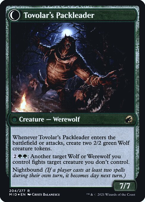 Tovolar's Huntmaster // Tovolar's Packleader (back face)