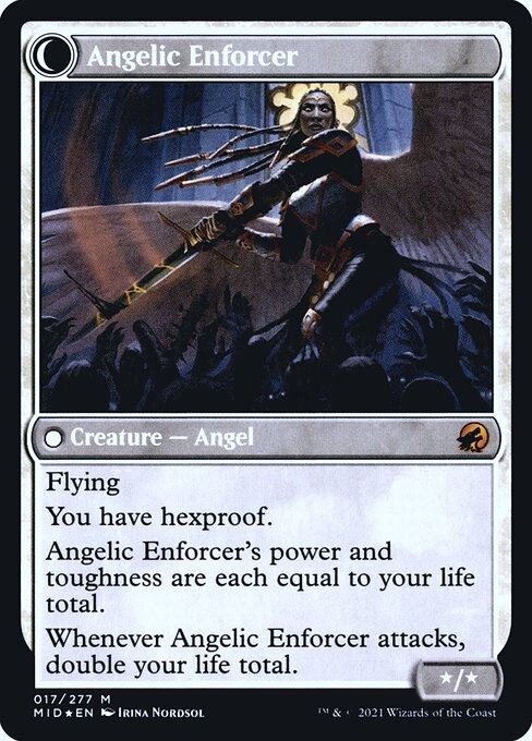 Enduring Angel // Angelic Enforcer (back face)