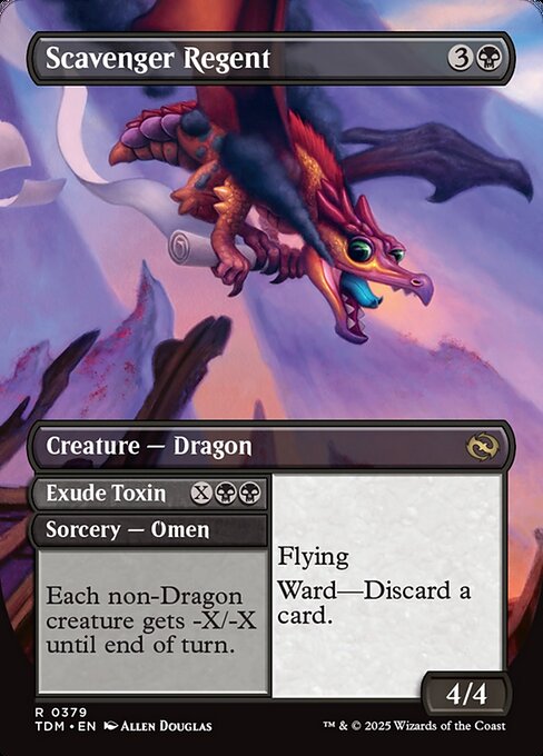 Scavenger Regent // Exude Toxin // Scavenger Regent // Exude Toxin (back face)