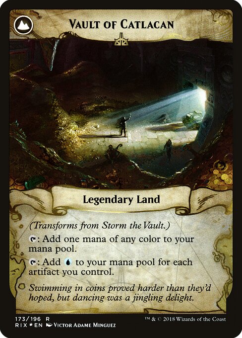 Storm the Vault // Vault of Catlacan (back face)