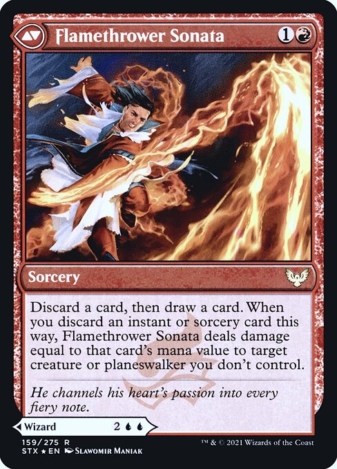 Torrent Sculptor // Flamethrower Sonata (back face)