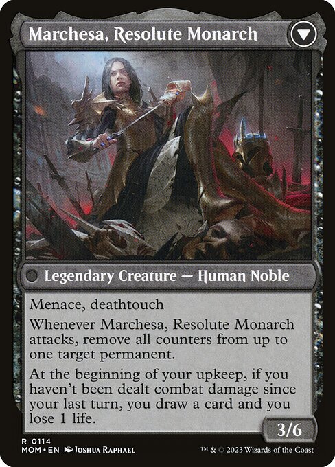 Invasion of Fiora // Marchesa, Resolute Monarch (back face)