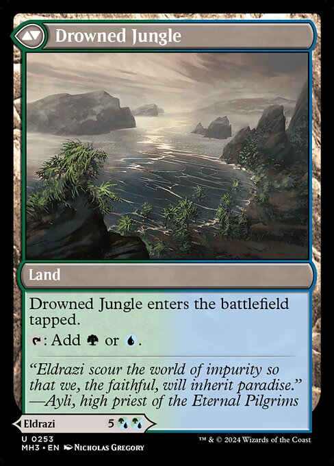 Drowner of Truth // Drowned Jungle (back face)