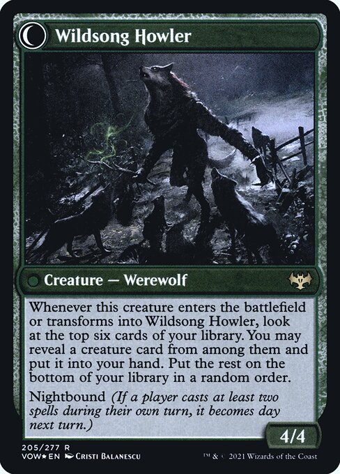 Howlpack Piper // Wildsong Howler (back face)
