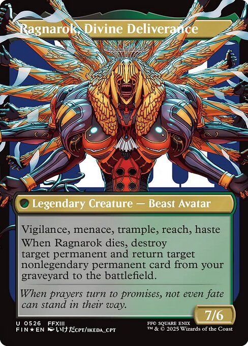 Vanille, Cheerful l'Cie // Ragnarok, Divine Deliverance (back face)