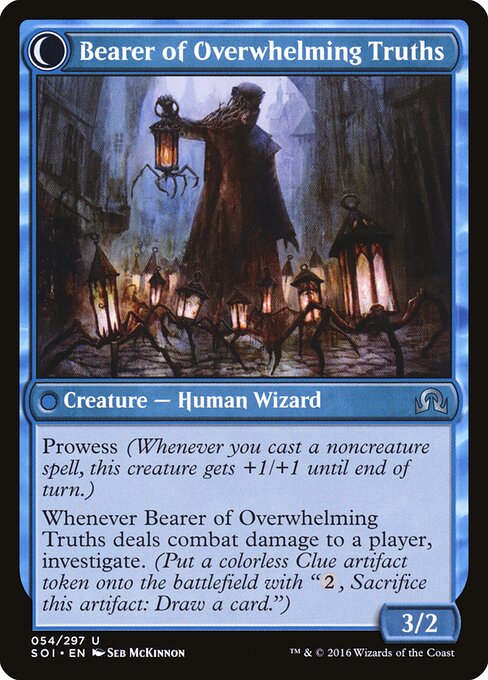 Daring Sleuth // Bearer of Overwhelming Truths (back face)