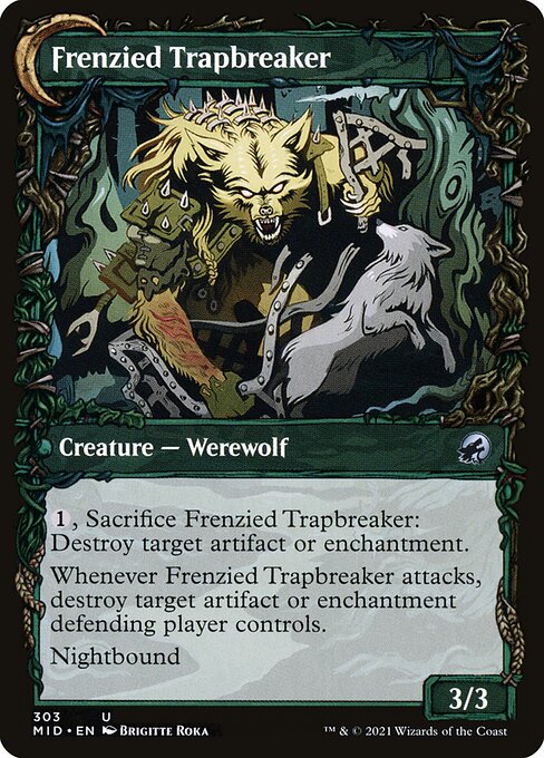 Outland Liberator // Frenzied Trapbreaker (back face)