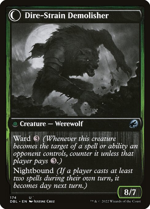 Burly Breaker // Dire-Strain Demolisher (back face)