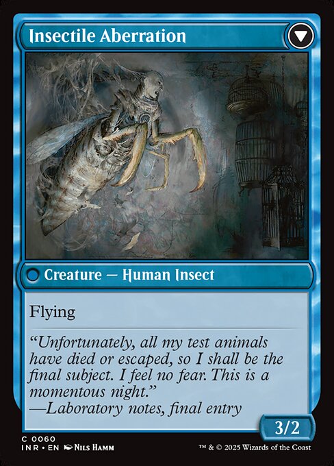 Delver of Secrets // Insectile Aberration (back face)