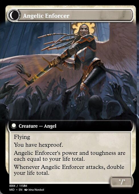 Enduring Angel // Angelic Enforcer (back face)
