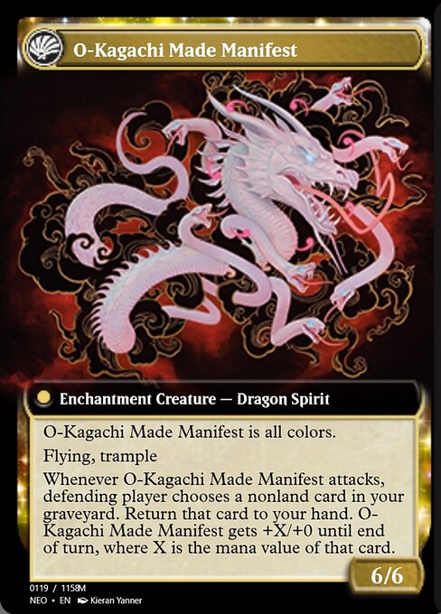 The Kami War // O-Kagachi Made Manifest (back face)