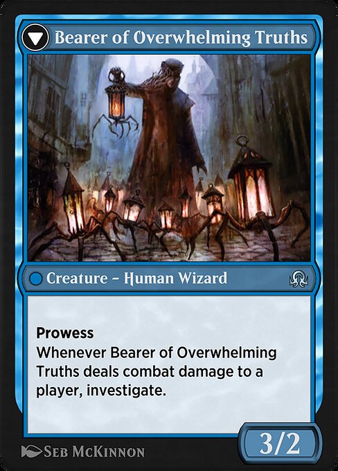 Daring Sleuth // Bearer of Overwhelming Truths (back face)