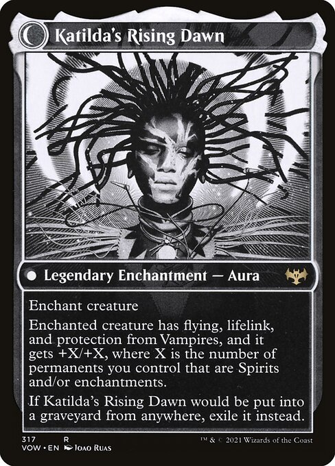 Katilda, Dawnhart Martyr // Katilda's Rising Dawn (back face)