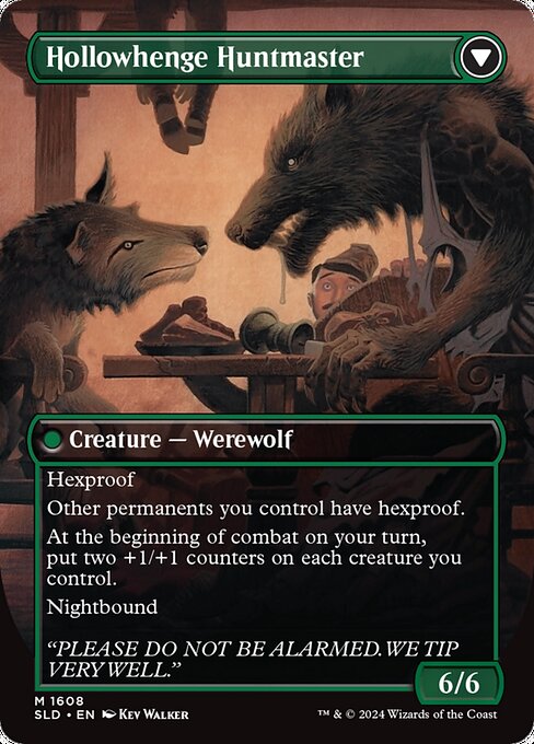 Avabruck Caretaker // Hollowhenge Huntmaster (back face)