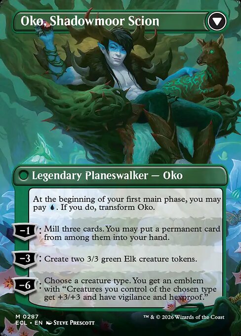 Oko, Lorwyn Liege // Oko, Shadowmoor Scion (back face)