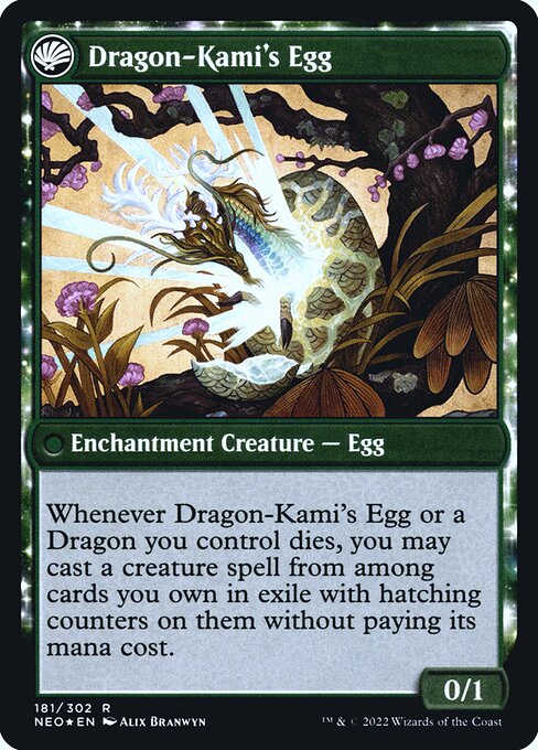 The Dragon-Kami Reborn // Dragon-Kami's Egg (back face)