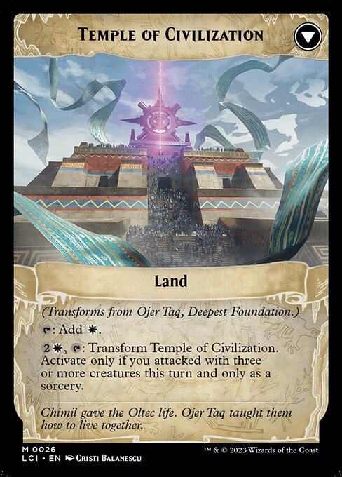 Ojer Taq, Deepest Foundation // Temple of Civilization (back face)