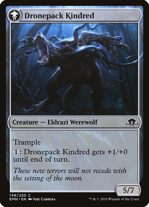 Vildin-Pack Outcast // Dronepack Kindred (back face)