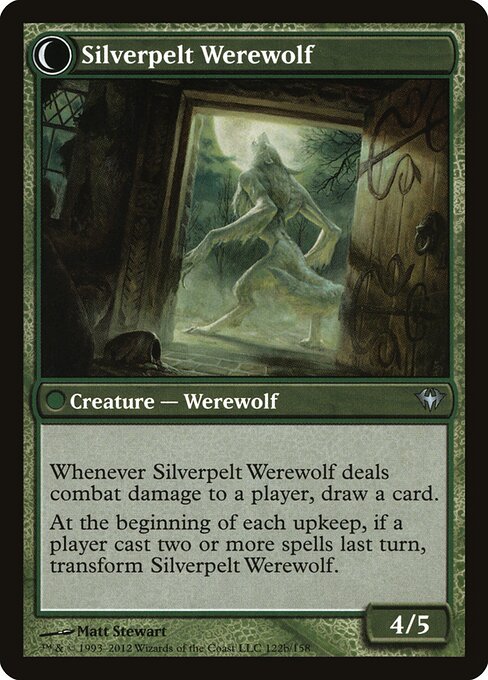 Lambholt Elder // Silverpelt Werewolf (back face)