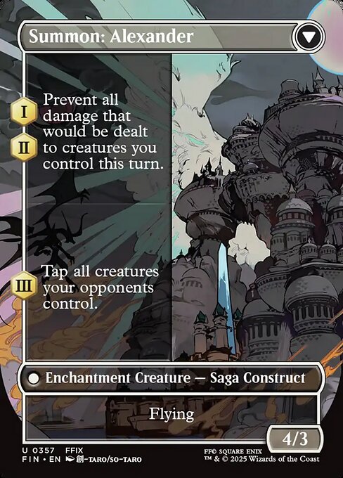 Crystal Fragments // Summon: Alexander (back face)