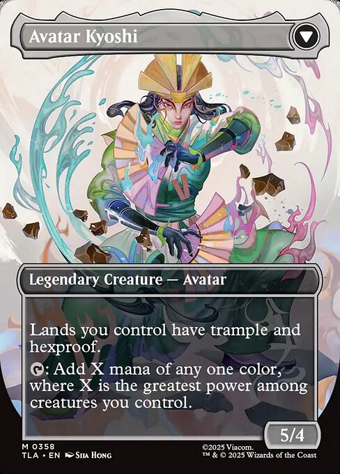 The Legend of Kyoshi // Avatar Kyoshi (back face)