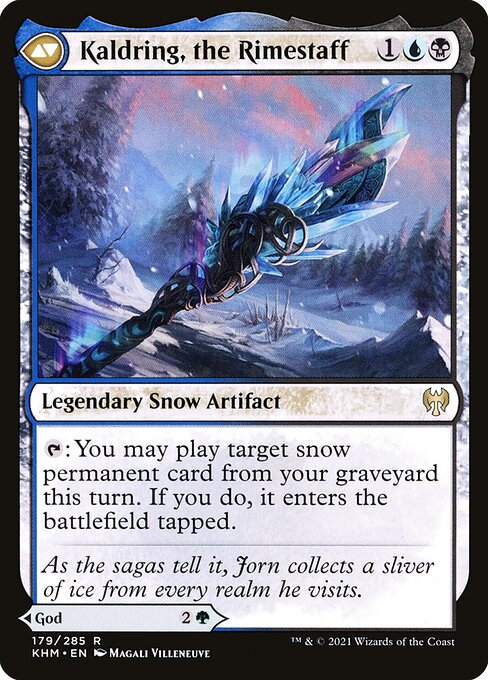 Jorn, God of Winter // Kaldring, the Rimestaff (back face)